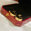 CARTIER LOVE EARRINGS 5.7MM 2 DIAMONDS