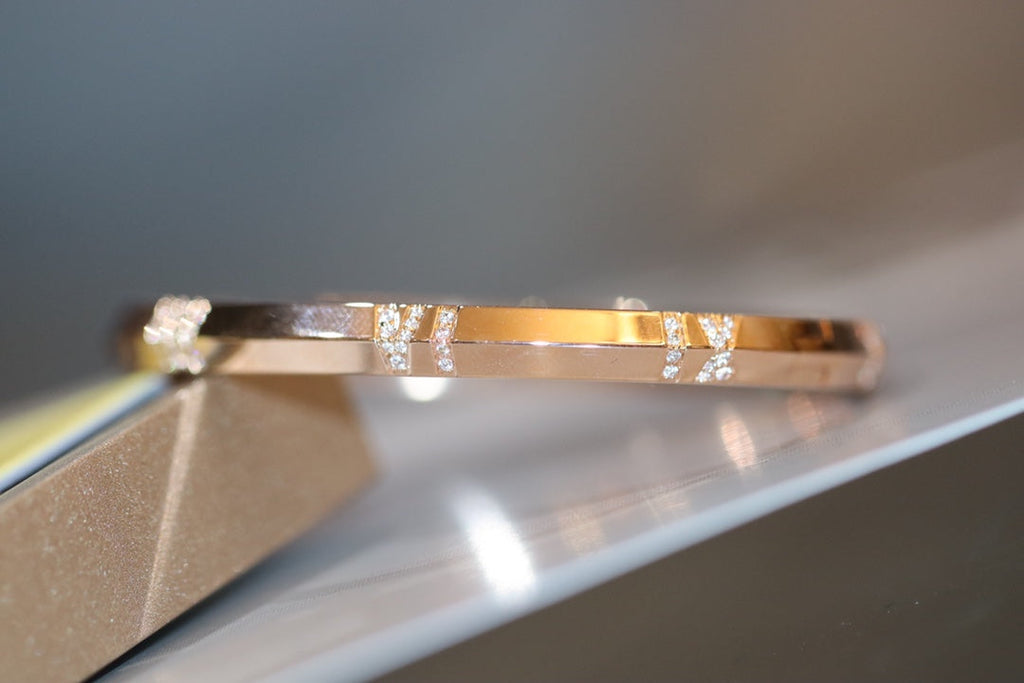 TIFFANY ATLAS X PINK GOLD BRACELET